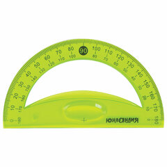 Набор чертежный средний гибкий ЮНЛАНДИЯ &laquo;FLEX&raquo; (линейка 20 см, 2 треугольника, транспортир), пенал, 210682