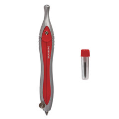 Готовальня BRAUBERG &laquo;Extra&raquo;, 2 предмета (циркуль 125 мм, грифель), в пенале, 210684