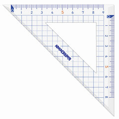 Набор чертежный ЮНЛАНДИЯ &laquo;ШКОЛЬНЫЙ&raquo; (линейка 20 см, 2 угольника, транспортир), пенал, 210737