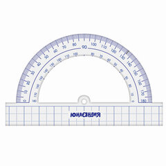 Набор чертежный ЮНЛАНДИЯ &laquo;ШКОЛЬНЫЙ&raquo; (линейка 20 см, 2 угольника, транспортир), пенал, 210737