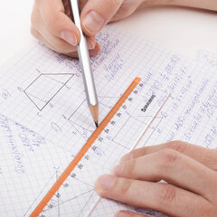 Линейка пластиковая 30 см BRAUBERG &laquo;FRESH ZONE&raquo;, прозрачная, с оранжевой шкалой, 210759