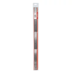 Линейки металлические КОМПЛЕКТ 3 шт. (15 см, 30 см, 50 см), BRAUBERG, 210810