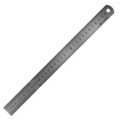 Линейки металлические КОМПЛЕКТ 2 шт. (30, 50 см), BRAUBERG, 210812