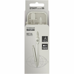 Готовальня STAFF &laquo;College&raquo; 2 предмета: циркуль 120 мм, запасные грифели, пластиковый пенал, дисплей, ассорти, 210862