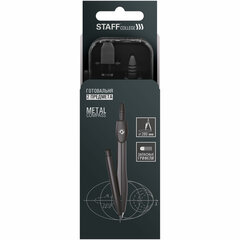 Готовальня STAFF &laquo;College&raquo; 2 предмета: циркуль 120 мм, запасные грифели, пластиковый пенал, дисплей, ассорти, 210862