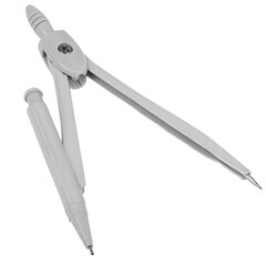 Готовальня STAFF &laquo;College&raquo; 2 предмета: циркуль 120 мм, запасные грифели, пластиковый пенал, дисплей, ассорти, 210862