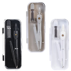 Готовальня STAFF &laquo;College&raquo; 2 предмета: циркуль 120 мм, запасные грифели, пластиковый пенал, дисплей, ассорти, 210862