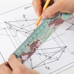 Линейка пластиковая 15 см BRAUBERG &laquo;МИЛЫЕ КОТЫ&raquo;, тонированная, ассорти, 210865