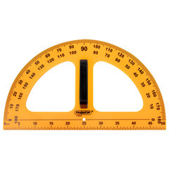 Транспортир 50 см, 180 градусов, пластиковый, для классной доски, с держателем, ПИФАГОР, 210876
