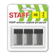 Грифели запасные для циркуля STAFF, НАБОР 3 тубы по 5 шт. (15 шт. х 25 мм), HB, 2 мм, блистер, 210950