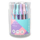 Циркуль ERICH KRAUSE "Pastel" пластиковый, 122 мм, ПВХ-чехол, ассорти, 61285