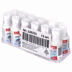 Корректирующая жидкость BRAUBERG &laquo;Classic&raquo;, быстросохнущая, 20 мл, с кисточкой, 220255