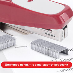 Скобы для степлера №24/6, 1000 штук, STAFF "EVERYDAY", до 30 листов, 220429