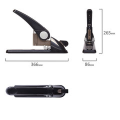 Степлер МОЩНЫЙ №24/<wbr/>6-23/<wbr/>24 BRAUBERG &laquo;Heavy duty GT&raquo;, до 200 листов, черный, 220940