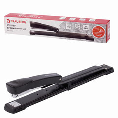 Степлер брошюровочный №24/<wbr/>6, 26/<wbr/>6 BRAUBERG &laquo;Universal&raquo;, до 25 листов, черный, 220942