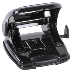 Дырокол металлический BRAUBERG &laquo;Style&raquo;, до 40 листов, ассорти (синий/<wbr/>черный), 220947