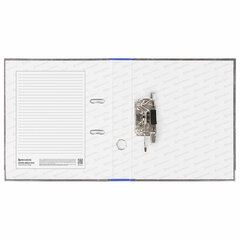 Папка-регистратор BRAUBERG, фактура стандарт, с мраморным покрытием, 50 мм, синий корешок, 220984