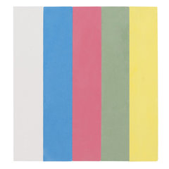 Мел для рисования на асфальте 5 штук, цветной квадратный, ПИФАГОР, картонная упаковка, европодвес, 221170