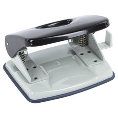 Дырокол металлический BRAUBERG &laquo;PN-100M&raquo;, до 30 листов, ассорти (синий/<wbr/>черный), 221277