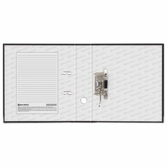 Папка-регистратор BRAUBERG &laquo;ECO&raquo;, 75 мм, черная, 221395