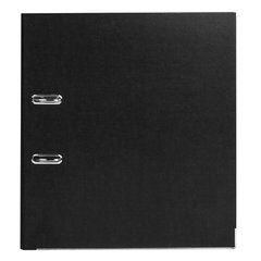 Папка-регистратор BRAUBERG &laquo;ECO&raquo;, 75 мм, черная, 221395