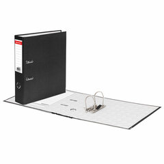 Папка-регистратор BRAUBERG &laquo;ECO&raquo;, 75 мм, черная, 221395