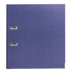 Папка-регистратор BRAUBERG &laquo;ECO&raquo;, 75 мм, синяя, 221396