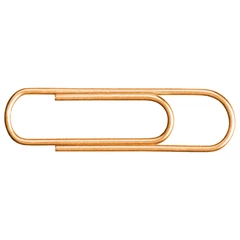 Скрепки BRAUBERG, 28 мм, золотистые, 100 шт., в картонной коробке, 221529