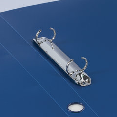 Папка на 2 кольцах BRAUBERG &laquo;Стандарт&raquo;, 40 мм, синяя, до 300 листов, 0,9 мм, 221617