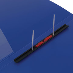 Папка с металлическим скоросшивателем и внутренним карманом BRAUBERG &laquo;Contract&raquo;, синяя, до 100 л., 0,7 мм, бизнес-класс, 221782