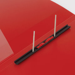 Папка с металлическим скоросшивателем и внутренним карманом BRAUBERG &laquo;Contract&raquo;, красная, до 100 л., 0,7 мм, бизнес-класс, 221783