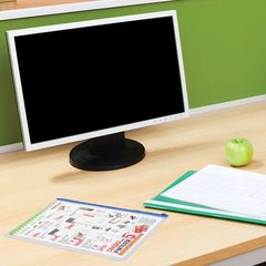 Папка-конверт на молнии А4 (335&times;238 мм), карман для визиток, молния ассорти, прозрачная, 0,15 мм, BRAUBERG &laquo;Smart&raquo;, 221856