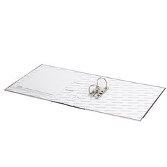 Папка-регистратор ОФИСМАГ, фактура стандарт, с мраморным покрытием, 50 мм, черный корешок, 222096