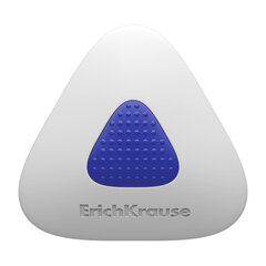 Ластик ERICH KRAUSE &laquo;SmartWay Mini Triangle&raquo;, 37&times;35&times;9 мм, белый, треугольный, пластиковый держатель, 45552