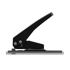 Дырокол металлический ERICH KRAUSE &laquo;Quadro&raquo;, до 40 листов, черный, 4669