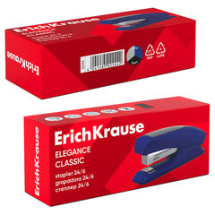 Степлер №24/<wbr/>6 ERICH KRAUSE &laquo;Elegance&raquo;, до 30 листов, с резиновой накладкой, ассорти, 2244