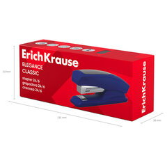 Степлер №24/<wbr/>6 ERICH KRAUSE &laquo;Elegance&raquo;, до 30 листов, с резиновой накладкой, ассорти, 2244