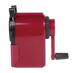 Точилка механическая BRAUBERG &laquo;JET&raquo;, металлический механизм, черный/<wbr/>бордовый, 222517