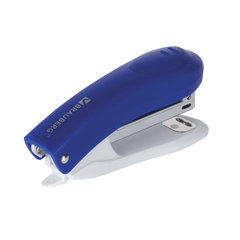 Степлер №10 BRAUBERG &laquo;Original&raquo;, до 12 листов, с антистеплером, синий, 222530