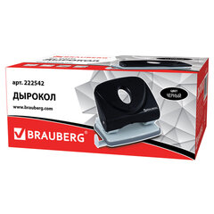 Дырокол BRAUBERG &laquo;Original&raquo;, до 25 листов, черный, 222542