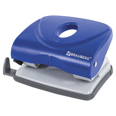 Дырокол BRAUBERG &laquo;Original&raquo;, до 25 листов, синий, 222543