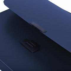 Папка-портфель пластиковая BRAUBERG &laquo;Energy&raquo; А4 (330&times;256&times;32 мм), 7 отделений, синяя, 222572