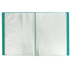 Папка 20 вкладышей BRAUBERG &laquo;Office&raquo;, зеленая, 0,5 мм, 222627