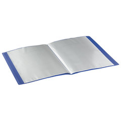 Папка 40 вкладышей BRAUBERG &laquo;Office&raquo;, синяя, 0,6 мм, 222634