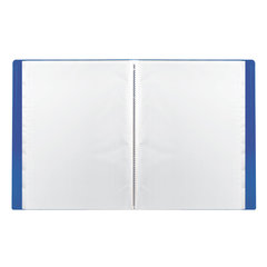 Папка 60 вкладышей BRAUBERG &laquo;Office&raquo;, синяя, 0,6 мм, 222636