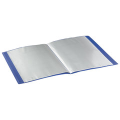 Папка 60 вкладышей BRAUBERG &laquo;Office&raquo;, синяя, 0,6 мм, 222636