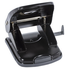 Дырокол металлический BRAUBERG &laquo;Universal+&raquo;, до 35 листов, ассорти (синий/<wbr/>черный), 222784