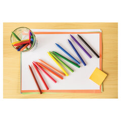 Мелки пластиковые BIC &laquo;Plastidecor&raquo;, 12 цветов, ультрапрочные, круглые, картонная упаковка, подвес, 945764
