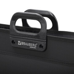 Папка-портфель пластиковая БОЛЬШОГО ФОРМАТА BRAUBERG &laquo;ПОРТФОЛИО&raquo; А3 (470&times;380&times;130 мм), 3 отделения, черная, 223081