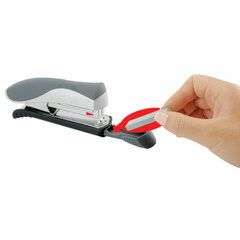 Степлер №24/<wbr/>6, 26/<wbr/>6 MAPED &laquo;Ergologic&raquo;, до 25 листов, с контейнером для скоб, серебристо-бирюзовый, 352513